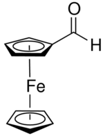 Ferrocene carboxyaldehyde - CAS:12093-10-6 - Cyclopentadienyl(formylcyclopentadienyl)iron, Ferrocenealdehyde, Formyldicyclopentadienyliron, Formylferrocene